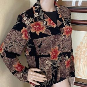 Coldwater Creek Womens Vintage Cottage Core Jacket sz L P